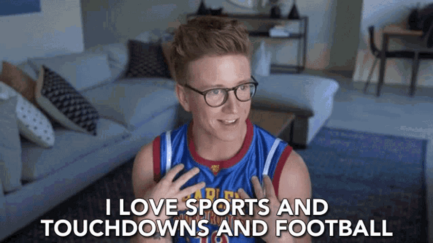 I Love Sports Touchdowns Football GIF