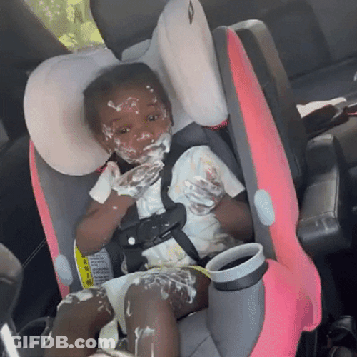 I Love To Mess My Face Mommy GIF