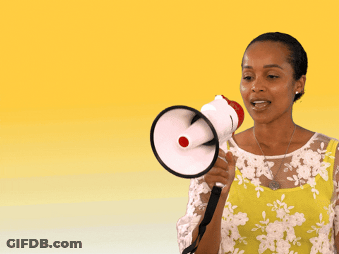 I Love U Mom On Mega Phone GIF