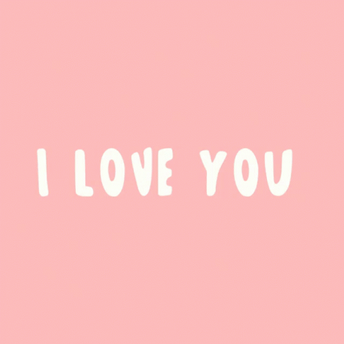 I Love U Sticker Quotes GIF