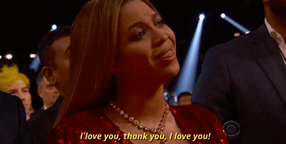 I Love U Thank You Beyonce GIF