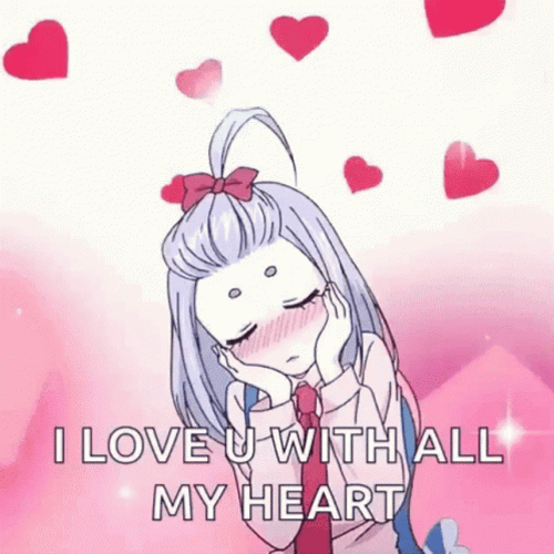 I Love U With All My Heart Himemiko Anime GIF