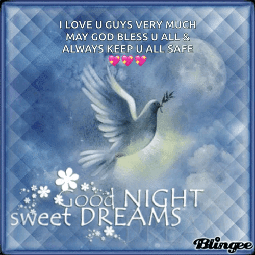 I Love You And God Bless Good Night GIF