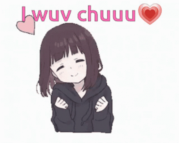 I Love You Anime Heart GIF