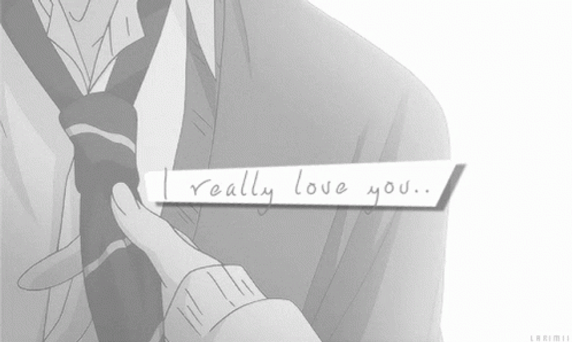 I Love You Anime Kiss GIF