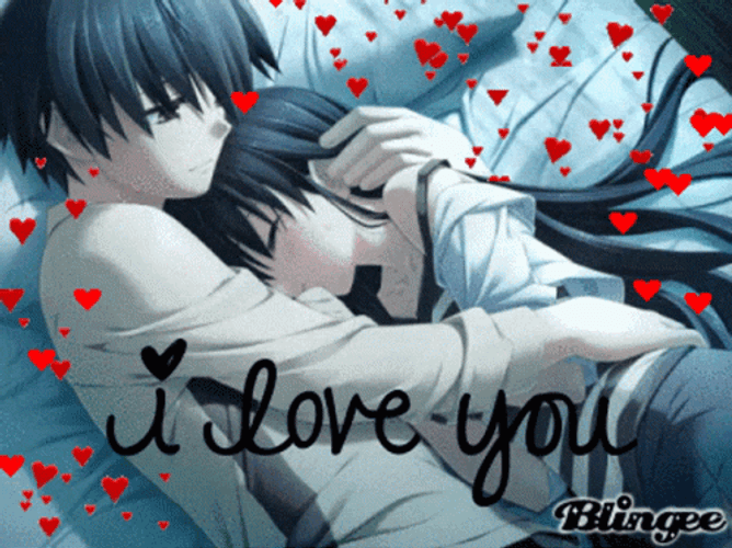 I Love You Anime Sleep Hug Yosuga No Sora GIF