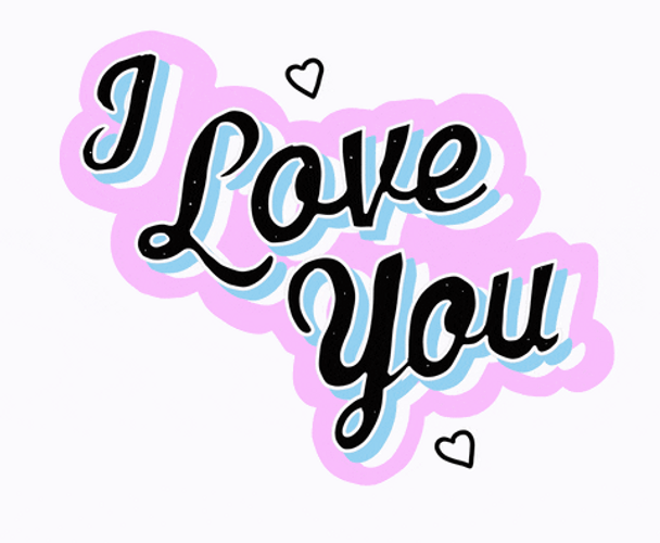 I Love You Beating GIF