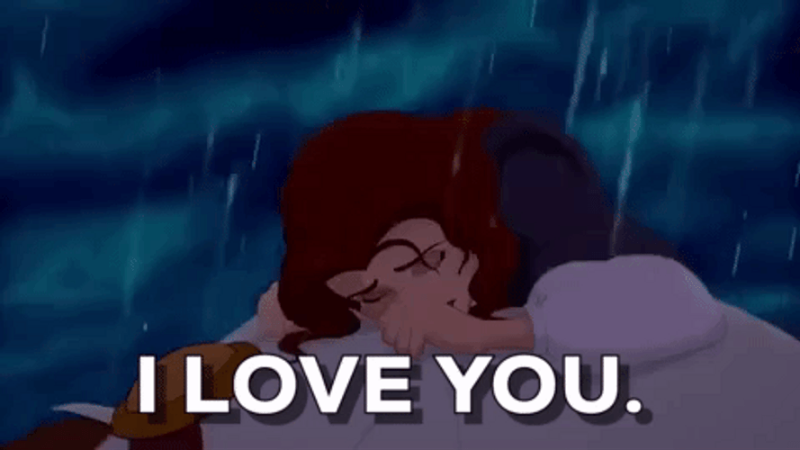 I Love You Belle Sobbing GIF