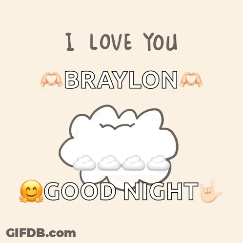 I Love You Braylon Card GIF
