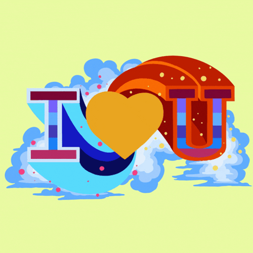 I Love You Colors GIF