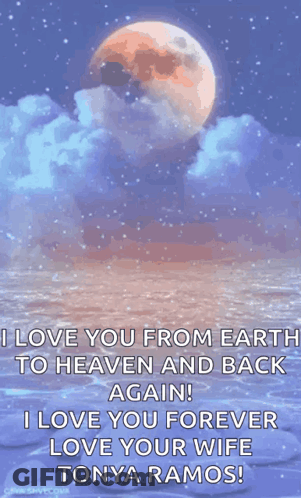 I Love You From Earth To Heaven And Back Again ! GIF