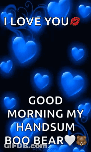 I Love You Good Morning Boo Bear GIF