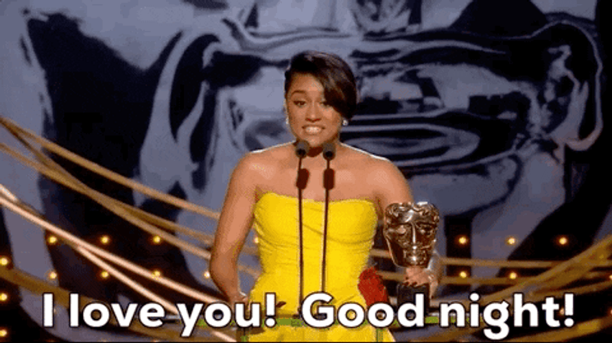 I Love You Good Night Ariana Debose GIF