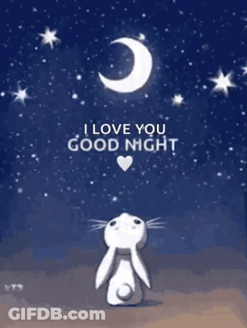 I Love You Good Night Moon And Stars GIF