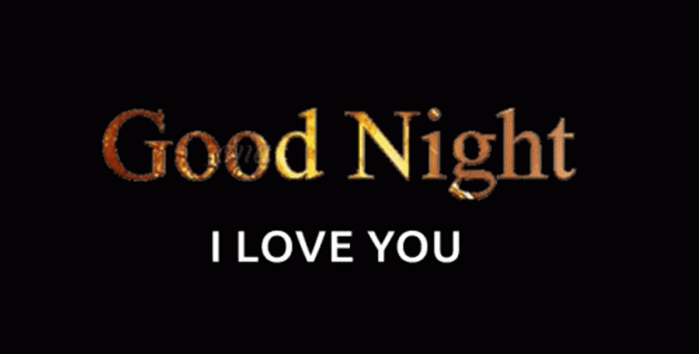 I Love You Good Night Moving Stars GIF