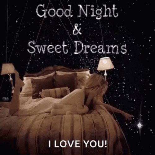 I Love You Good Night Sweet Dreams GIF