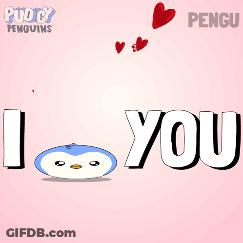 I Love You Heart Poster GIF