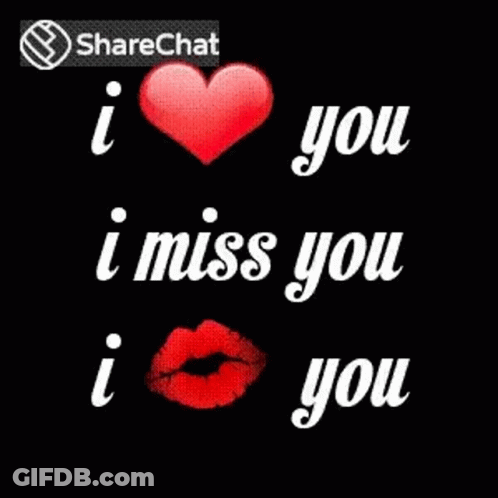 I Love You I Miss You GIF