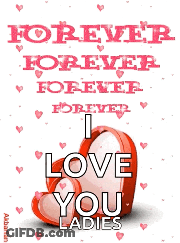 I Love You Ladies Poster GIF