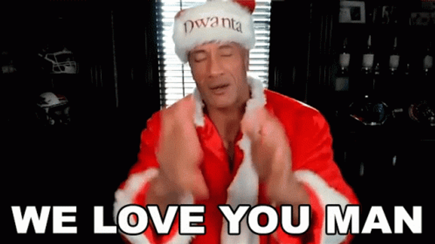I Love You Man Dwayne The Rock GIF