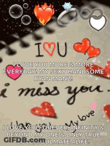 I Love You More Every Day Ryan Manz Miss You GIF