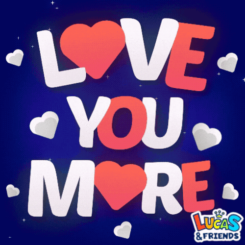 I Love You Most Changing Background GIF