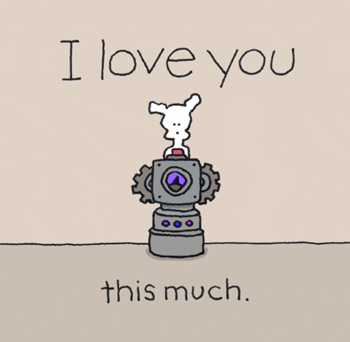 I Love You Most This Much GIF