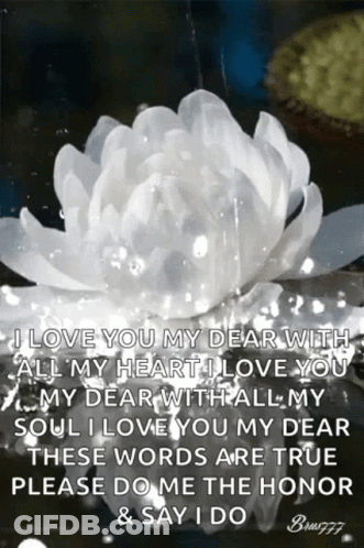 I Love You My Dear With All My Heart I Love You My Dear With All My Soul GIF