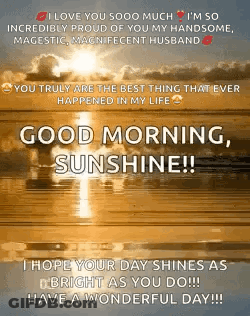 I Love You Proud Handsome Majestic Magnificent Husband GIF