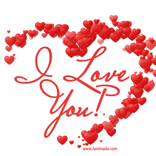 I Love You Romantic Graphic Art GIF