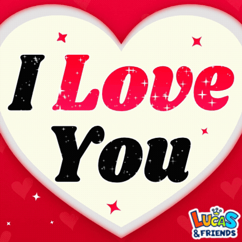 I Love You Shining Heart GIF