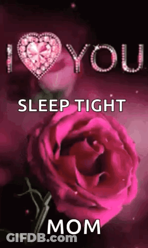 I Love You Sleep Tight Mom GIF