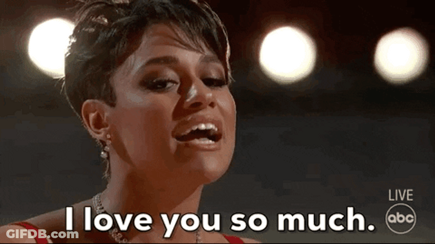 I Love You So Much Ariana DeBose GIF