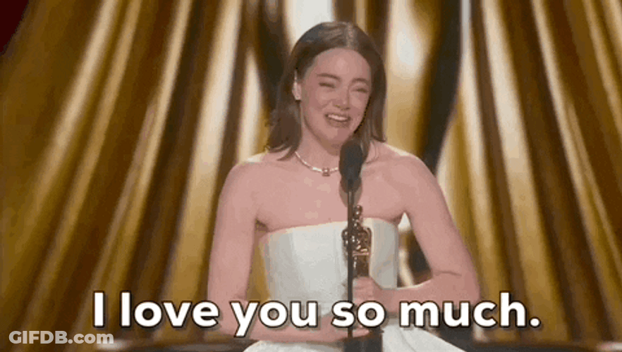 I Love You So Much Emma Stone GIF