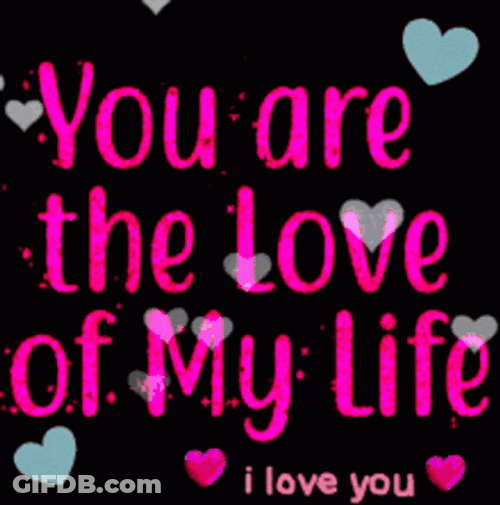 I Love You So Much Neon Pink Mobile Art GIF
