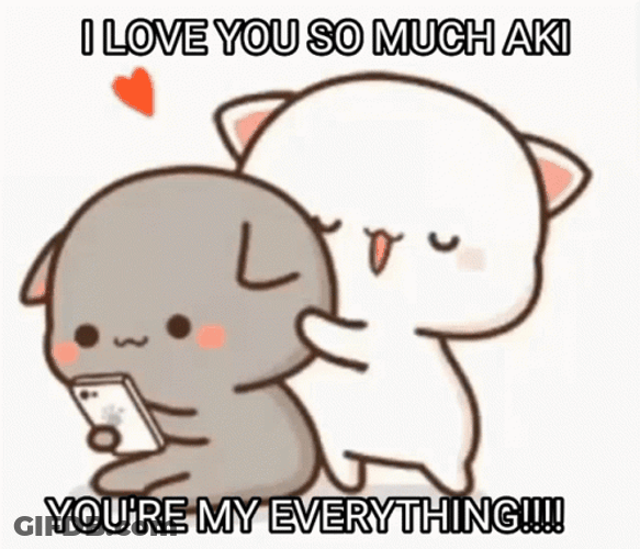 I Love You So Much Peach And Goma GIF