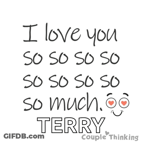 I Love You So Much Terry Couple GIF