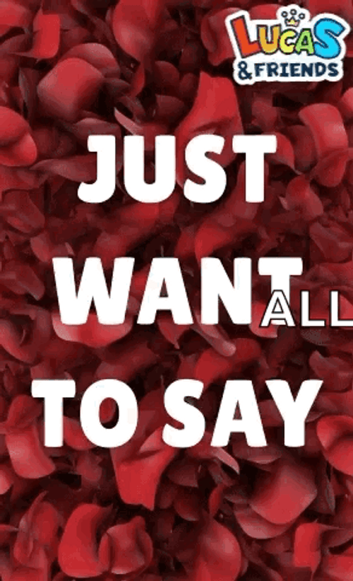 I Love You Soooo Rose Petals GIF