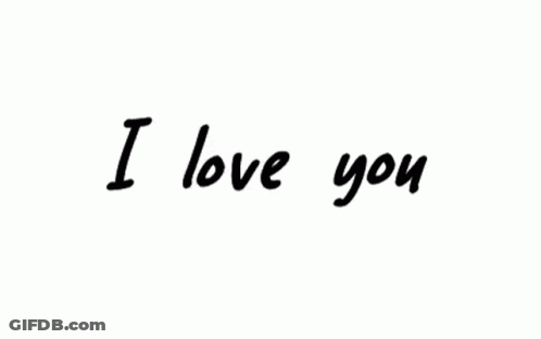 I Love You Text GIF