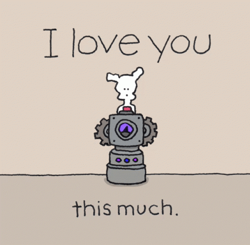 I Love You This Much Chippy Dog GIF