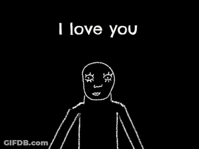 I Love You This Much Rainbow Artwork GIF