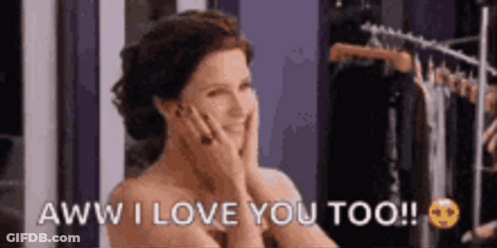 I Love You Too Aww Blushing Sophia Bush GIF