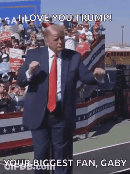 I Love You Trump Dance GIF