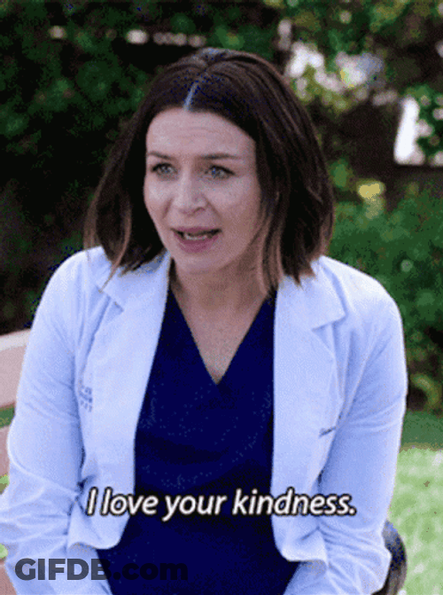 I Love Your Kindness Greys Anatomy Amelia Shepherd GIF
