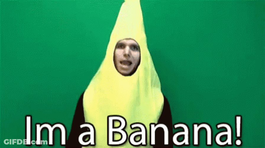 I'm A Banana Song Meme GIF