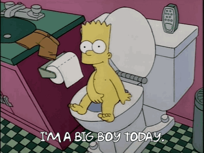 I'm A Big Boy Today Homer Simpson GIF