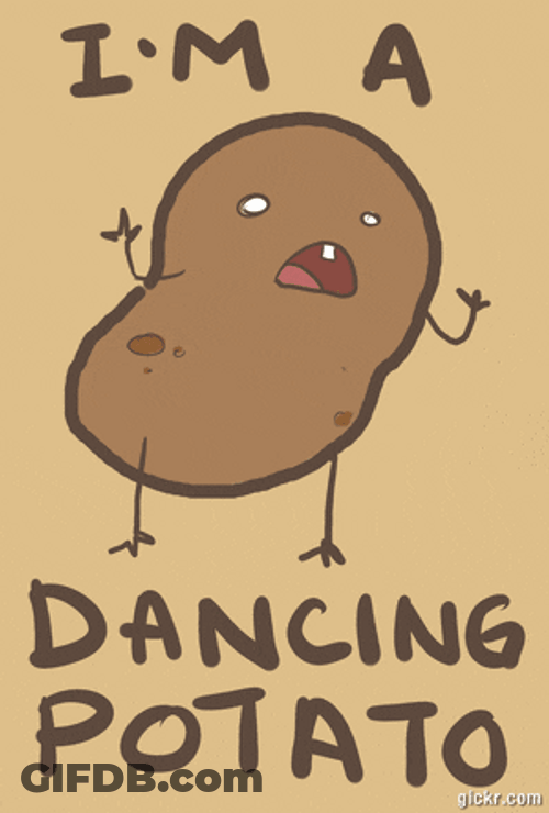 I'm A Dancing Potato GIF