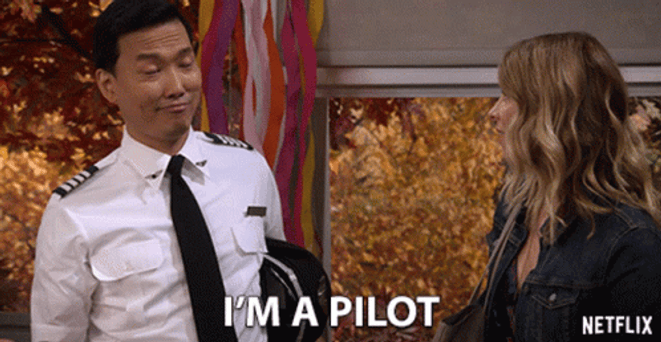 I'm A Pilot So I Am The Captain Now GIF