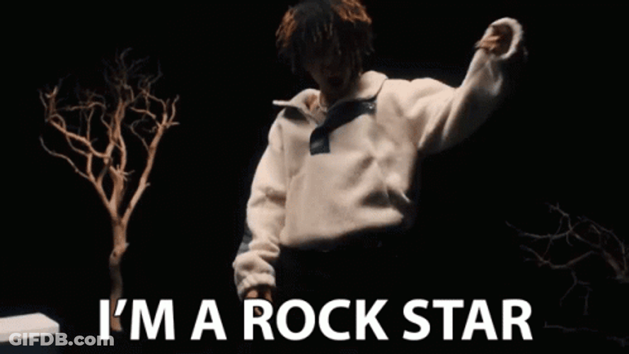 I'm A Rock Star Duki GIF