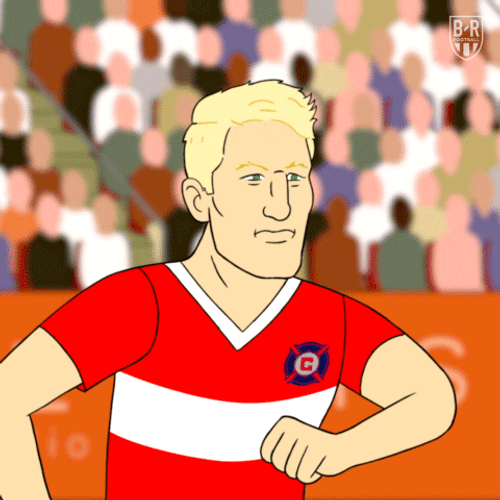 I'm A Soccer Man And I'm Feeling My Back Pain GIF